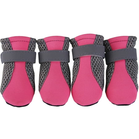 Smrinog 4Pcs Pet Shoes Breathable Dog Leisure Walking Shoes with Fastening Straps and Rugged Anti-Slip Sole Perfect for Small Medium Large Dog (Rose Red M)
Smrinog 4Pcs Pet Shoes Breathable Dog Leisure Walking Shoes with Fastening Straps and Rugged Anti-Slip Sole Perfect for Small Medium Large Dog (Rose Red M)