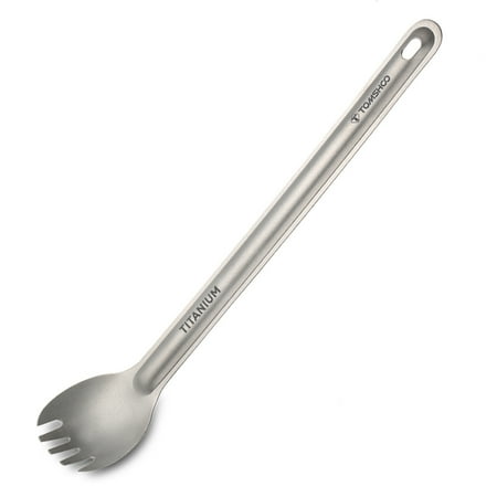 Tomfoto Titanium Long Handle Spork Outdoor Portable Matte Finish Dinner Spork Cutlery Camping Backpacking Picnic
Tomfoto Titanium Long Handle Spork Outdoor Portable Matte Finish Dinner Spork Cutlery Camping Backpacking Picnic
