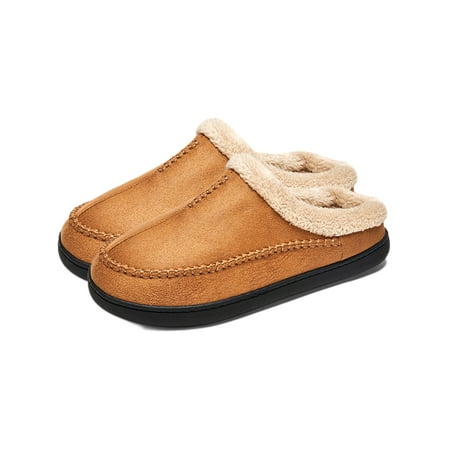 Colisha Men Lightweight Plush Lining Clogs Cold Weather Comfy Bedroom Closed Toe Warm Slippers Dark Brown 8.5-9
Colisha Men Lightweight Plush Lining Clogs Cold Weather Comfy Bedroom Closed Toe Warm Slippers Dark Brown 8.5-9