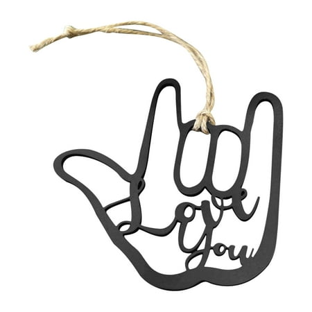 Home Decoration Pendant I Love You Gesture Pendant Love Metal Pendant Decoration Pendant 221215 
Home Decoration Pendant I Love You Gesture Pendant Love Metal Pendant Decoration Pendant 221215