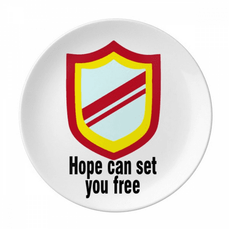 Hope Can Set You Free Plate Decorative Porcelain Salver Tableware Dinner Dish
Hope Can Set You Free Plate Decorative Porcelain Salver Tableware Dinner Dish