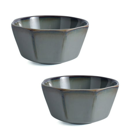 Qeeadeea Set Of 2 Ceramic Ramen Bowls Small Deep Soup Bowls Microwave Safe Rice Bowls-gray-4.5inch 400ml
Qeeadeea Set Of 2 Ceramic Ramen Bowls Small Deep Soup Bowls Microwave Safe Rice Bowls-gray-4.5inch 400ml