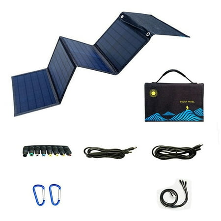 Solar Panels Premium Monocrystalline Foldable Solar Charger Output & DC Output Solar Battery Charger Compatible with Portable Generator Smartphones Tablets
Solar Panels Premium Monocrystalline Foldable Solar Charger Output & DC Output Solar Battery Charger Compatible with Portable Generator Smartphones Tablets