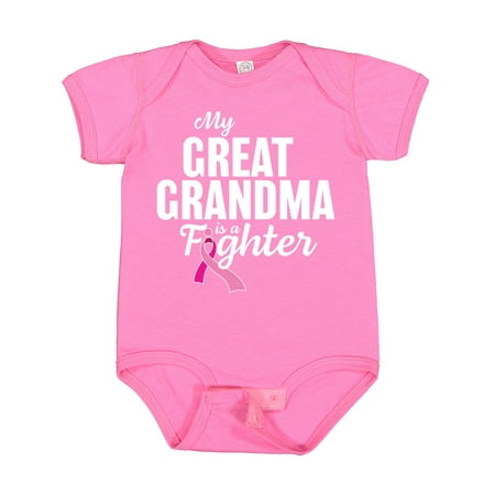Inktastic Breast Cancer Awareness My Great Grandma is a Fighter Gift Baby Boy or Baby Girl Bodysuit
Inktastic Breast Cancer Awareness My Great Grandma is a Fighter Gift Baby Boy or Baby Girl Bodysuit