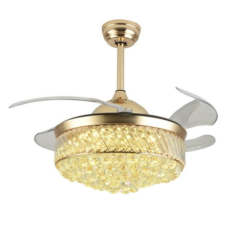 Aohuada 42 Luxury Crystal Ceiling Fan Light Invisible Blades 3 Color W/ Remote Timing
Aohuada 42 Luxury Crystal Ceiling Fan Light Invisible Blades 3 Color W/ Remote Timing