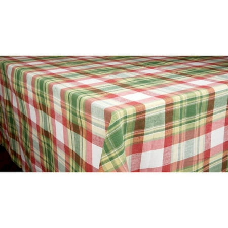 52 x 52 Summer Blush Check Pattern Table Cloth