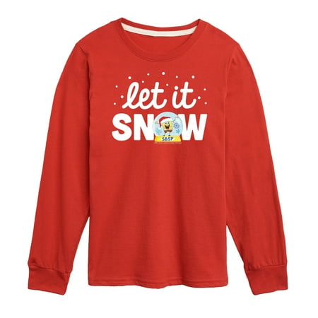 SpongeBob SquarePants - Let It Snow - Toddler And Youth Long Sleeve Graphic T-Shirt
SpongeBob SquarePants - Let It Snow - Toddler And Youth Long Sleeve Graphic T-Shirt