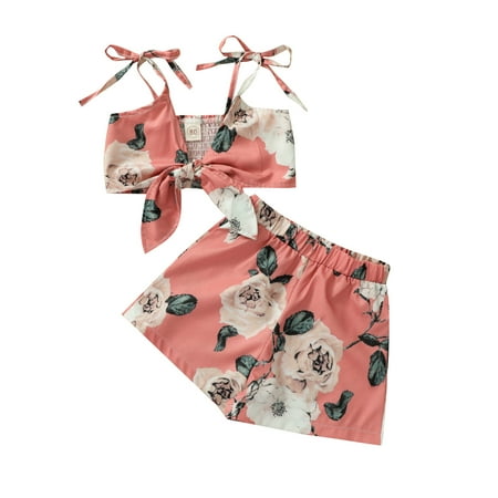 Fesfesfes Toddler Baby Girls Summer Lacing Sling Top Shorts Floral Printing Clothes Suit
Fesfesfes Toddler Baby Girls Summer Lacing Sling Top Shorts Floral Printing Clothes Suit