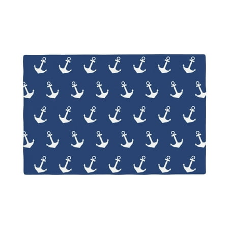 Placemats Set of 4 white anchor darkblue print Heat Resistant Non - Slip Place mats Waterproof table mat for Kitchen Dining-6片装
Placemats Set of 4 white anchor darkblue print Heat Resistant Non - Slip Place mats Waterproof table mat for Kitchen Dining-6片装