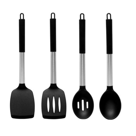 NUOLUX 1 Set Cooking Utensils Stainless Steel Silicone Spoon Turner Slotted Spatula
NUOLUX 1 Set Cooking Utensils Stainless Steel Silicone Spoon Turner Slotted Spatula