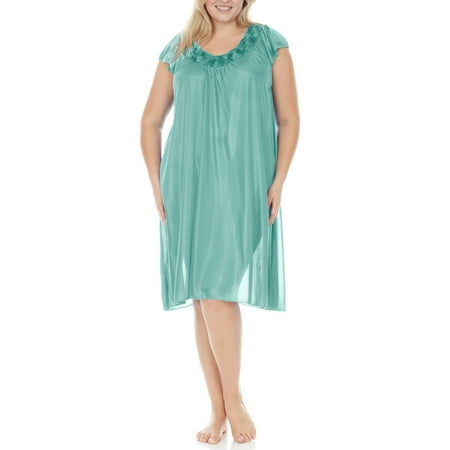 EZI Nightgowns for Women - Soft & Breathable Satin Night Gowns for Adult Women - Medium to Plus Size Womens Sleep Shirts - Knee-Length Nightgown
EZI Nightgowns for Women - Soft & Breathable Satin Night Gowns for Adult Women - Medium to Plus Size Womens Sleep Shirts - Knee-Length Nightgown