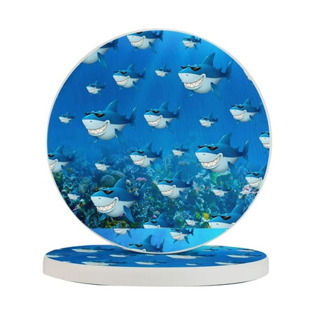Circular Drink Coasters Set Shark Beautiful Home Decor Diatomite Heat-Resistant Diatomite Protect Table Countertop
Circular Drink Coasters Set Shark Beautiful Home Decor Diatomite Heat-Resistant Diatomite Protect Table Countertop