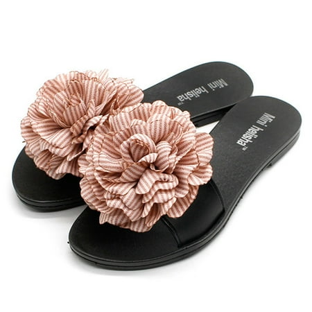 Tangnade Womens Slippers Beach Summer Elegant Flat With Slipper Sandals Foral Stripe Flower Shoes
Tangnade Womens Slippers Beach Summer Elegant Flat With Slipper Sandals Foral Stripe Flower Shoes