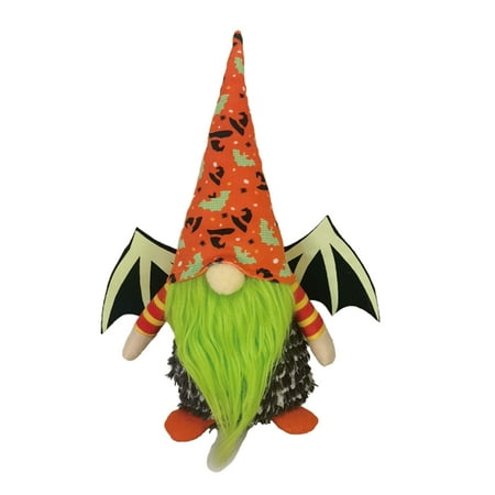 aturustex Halloween Luminous Faceless Dolls Funny Cartoon Long Beard Gnome