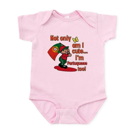 CafePress - Not Only Am I Cute I m Portuguese Too! Infant Body - Baby Light Bodysuit
CafePress - Not Only Am I Cute I m Portuguese Too! Infant Body - Baby Light Bodysuit