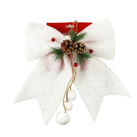 YFan Christmas Pendant Vivid Pattern 3D Effect Lightweight Large Red Sparkling Glitter Xmas Bow for Home Use
YFan Christmas Pendant Vivid Pattern 3D Effect Lightweight Large Red Sparkling Glitter Xmas Bow for Home Use