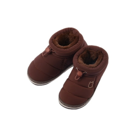 Rotosw Girls Bootie Shoe Lightweight Memory Foam Warm Shoes Outdoor Comfort Plush Lining Snow Boot Coffee 13C
Rotosw Girls Bootie Shoe Lightweight Memory Foam Warm Shoes Outdoor Comfort Plush Lining Snow Boot Coffee 13C