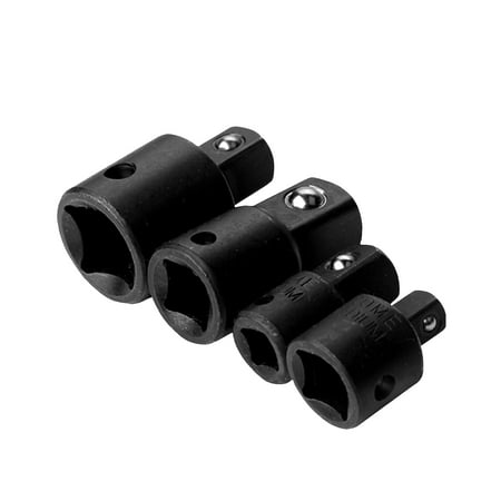 4 PCS Impact Socket Adapter Reducer 1/4-Inch 3/8-Inch 1/2-Inch Impact Driver Conversions Steel Power Nut Driver for Power Drill
4 PCS Impact Socket Adapter Reducer 1/4-Inch 3/8-Inch 1/2-Inch Impact Driver Conversions Steel Power Nut Driver for Power Drill