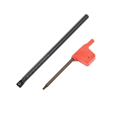 1set - 6mm SCLCR06 Turning-Tool Lathe Boring Bar - 10x CCMT060204-HM Insert -US