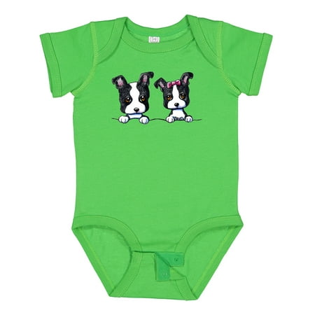 Inktastic Boston Terriers (Dark Apparel) Gift Baby Boy or Baby Girl Bodysuit