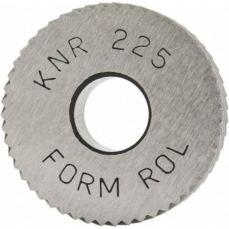 3/4 Diam 25 TPI HSS Diag Knurl Wheel 1/4 Hole 30° Helix Series KN
