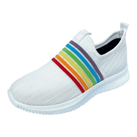 EQWLJWE 2022 Spring Autumn Sneakers Women s Fashion Casual Rainbow Slip On Mesh Breathable Sport Sneakers Shoes Deals Discount Clearance
EQWLJWE 2022 Spring Autumn Sneakers Women s Fashion Casual Rainbow Slip On Mesh Breathable Sport Sneakers Shoes Deals Discount Clearance