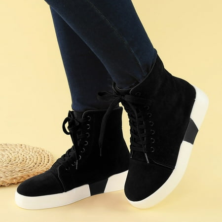 Ykohkofe Womens Lace Up Sneakers High Top Fashion Sneakers Ankle Booties Casual Shoes Skate Shoes
Ykohkofe Womens Lace Up Sneakers High Top Fashion Sneakers Ankle Booties Casual Shoes Skate Shoes