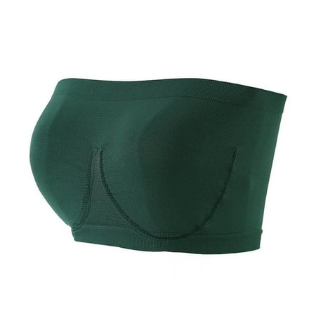 Spdoo Strapless Bandeau Bra Seamless Bralettes Stretchy Non-Padded Bandeau Tube Top Bra for Women Green M
Spdoo Strapless Bandeau Bra Seamless Bralettes Stretchy Non-Padded Bandeau Tube Top Bra for Women Green M