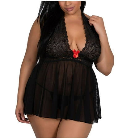 iOPQO Intimates underwear women Women Lace Lingerie Bowknot Sleepwear Underwear Lace Dress G-string Nightdress Black XL
iOPQO Intimates underwear women Women Lace Lingerie Bowknot Sleepwear Underwear Lace Dress G-string Nightdress Black XL