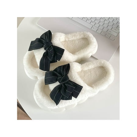 Kesitin Ladies Casual Platform Fuzzy Slippers Indoor Cozy Plush Slipper Breathable Slip On Slide Sandals Black 8.5-9
Kesitin Ladies Casual Platform Fuzzy Slippers Indoor Cozy Plush Slipper Breathable Slip On Slide Sandals Black 8.5-9