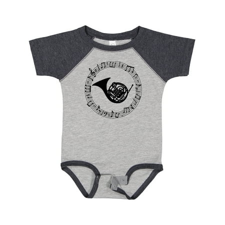 Inktastic French Horn Music Gift Baby Boy or Baby Girl Bodysuit