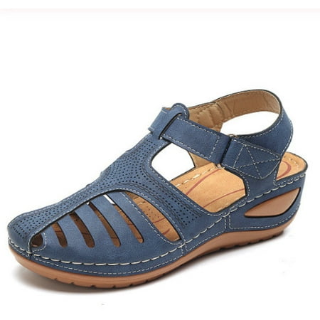 Women s Summer Closed Toe Sandals Casual Bohemia Gladiator Wedge Shoes Hollow Out Vintage Comfortable Ankle Strap Outdoor Platform Sandals
Women s Summer Closed Toe Sandals Casual Bohemia Gladiator Wedge Shoes Hollow Out Vintage Comfortable Ankle Strap Outdoor Platform Sandals