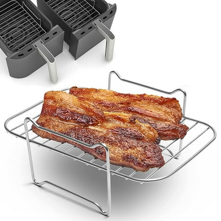 Air Fryer Rack for Double Basket Air Fryers Stainless Steel Grilling Rack Air Fryer Accessories Cooking Rack Toast Rack for Oven Microwave Baking Roasting
Air Fryer Rack for Double Basket Air Fryers Stainless Steel Grilling Rack Air Fryer Accessories Cooking Rack Toast Rack for Oven Microwave Baking Roasting