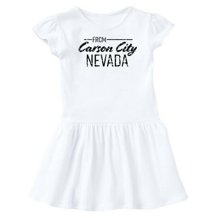 Inktastic From Carson City Nevada in Black Distressed Text Gift Baby Girl Dress
Inktastic From Carson City Nevada in Black Distressed Text Gift Baby Girl Dress