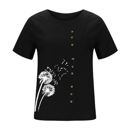 Corset Top Maternity Shirts Women Short Sleeve Casual Round Neck Printed Loose Button Tunic Shirt Blouse Tops Womens Tank Tops Savings Clearance Deals Black Crop Top Black 2XL
Corset Top Maternity Shirts Women Short Sleeve Casual Round Neck Printed Loose Button Tunic Shirt Blouse Tops Womens Tank Tops Savings Clearance Deals Black Crop Top Black 2XL