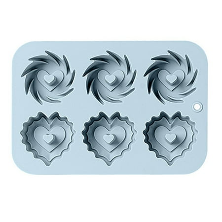 Waroomhouse 6 Holes Cake Mold Non-stick Reusable Food Grade DIY Silicone Heart Shaped Chocolate Dessert Baking Mould Kitchen Home Gadget
Waroomhouse 6 Holes Cake Mold Non-stick Reusable Food Grade DIY Silicone Heart Shaped Chocolate Dessert Baking Mould Kitchen Home Gadget