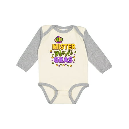 Inktastic Mister Mardi Gras with Crown and Dots Gift Baby Boy Long Sleeve Bodysuit
Inktastic Mister Mardi Gras with Crown and Dots Gift Baby Boy Long Sleeve Bodysuit