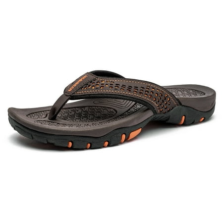 Men\ s Outdoor PU Flat Casual Flip Flops Summer Beach Sandals with TPR Sole Non Slip
Men\ s Outdoor PU Flat Casual Flip Flops Summer Beach Sandals with TPR Sole Non Slip