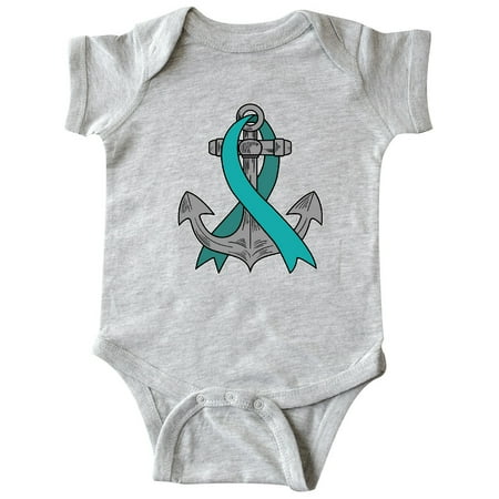 Inktastic Anchor with Teal Ribbon for Ovarian Cancer Awareness Gift Baby Boy or Baby Girl Bodysuit
Inktastic Anchor with Teal Ribbon for Ovarian Cancer Awareness Gift Baby Boy or Baby Girl Bodysuit