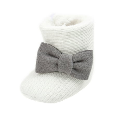 DNDKILG Baby Toddler Girls Non-Slip First Walkers Shoes Boots Newborn Infant Fleece Lined Winter Bowknot Slippers Beige 0-18M
DNDKILG Baby Toddler Girls Non-Slip First Walkers Shoes Boots Newborn Infant Fleece Lined Winter Bowknot Slippers Beige 0-18M