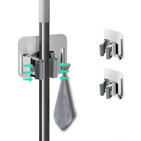 Self-adhesive Wall Mounted Mop Brush Broom Organizer Holder Hanger Storage Rack
Self-adhesive Wall Mounted Mop Brush Broom Organizer Holder Hanger Storage Rack