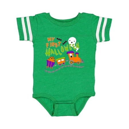 Inktastic My First Halloween- train with pumpkins bats cat and ghost Gift Baby Boy or Baby Girl Bodysuit
Inktastic My First Halloween- train with pumpkins bats cat and ghost Gift Baby Boy or Baby Girl Bodysuit
