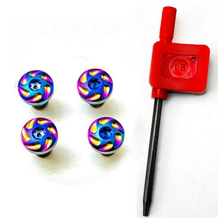 TruPeony 4pcs 1911 Grips Screws Stainless Steel CNC T8 Screw Roasting blue Grip Nail
TruPeony 4pcs 1911 Grips Screws Stainless Steel CNC T8 Screw Roasting blue Grip Nail