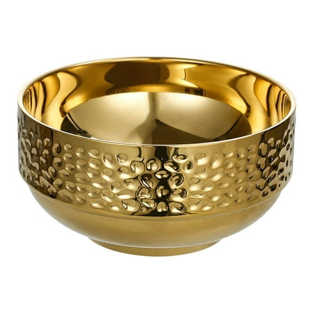 Stainless Steel Ramen Bowl Stylish Food Container Heat Insulation Bowl
