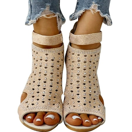 Cathalem Thick Platform Sandals for Women Wedge Breathable Large Ladies Open Mouth Size Fish Zipper Toe Women s Flat Sandals Beige 7.5
Cathalem Thick Platform Sandals for Women Wedge Breathable Large Ladies Open Mouth Size Fish Zipper Toe Women s Flat Sandals Beige 7.5