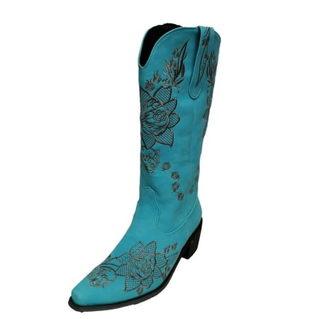 Bnwani Sandals Shoes for Women Ethnic Embroidered Women s Boots With Thick and Mid-heel Sleeves Blue 5.5
Bnwani Sandals Shoes for Women Ethnic Embroidered Women s Boots With Thick and Mid-heel Sleeves Blue 5.5