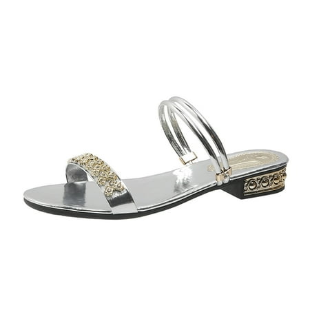 ZHELIYO Women s sandals Women S Beach Sandals Hollow Casual Slippers Flat Shoes Retro Sandals Women S Low Heel Sandals Silver 8
ZHELIYO Women s sandals Women S Beach Sandals Hollow Casual Slippers Flat Shoes Retro Sandals Women S Low Heel Sandals Silver 8