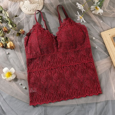 BUIgtTklOP Bras for Women Women Lingerie Lace Chest Tube Top Beauty Back Bra Camisole Base Underwear Wine One Size
BUIgtTklOP Bras for Women Women Lingerie Lace Chest Tube Top Beauty Back Bra Camisole Base Underwear Wine One Size