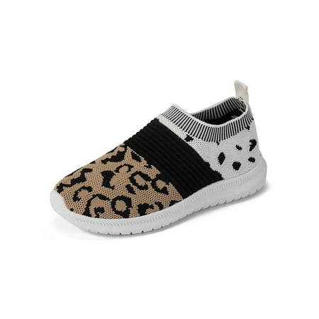 Daeful Womens Sock Sneakers Knit Upper Walking Shoes Slip-ons Flats Leopard Print Mesh Casual Shoe Women Lightweight Leopard Brown 5.5
Daeful Womens Sock Sneakers Knit Upper Walking Shoes Slip-ons Flats Leopard Print Mesh Casual Shoe Women Lightweight Leopard Brown 5.5