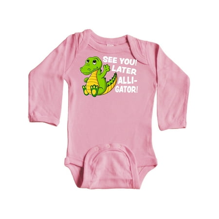 Inktastic See You Later Alligator Gift Baby Boy or Baby Girl Long Sleeve Bodysuit
Inktastic See You Later Alligator Gift Baby Boy or Baby Girl Long Sleeve Bodysuit